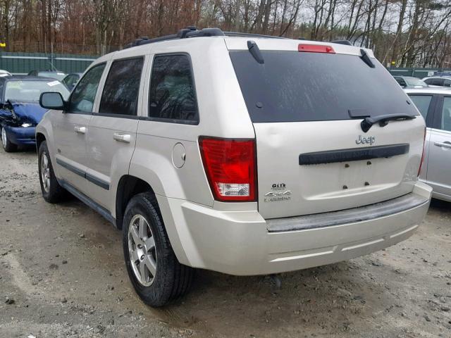 1J8GR48K58C170116 - 2008 JEEP GRAND CHER BEIGE photo 3