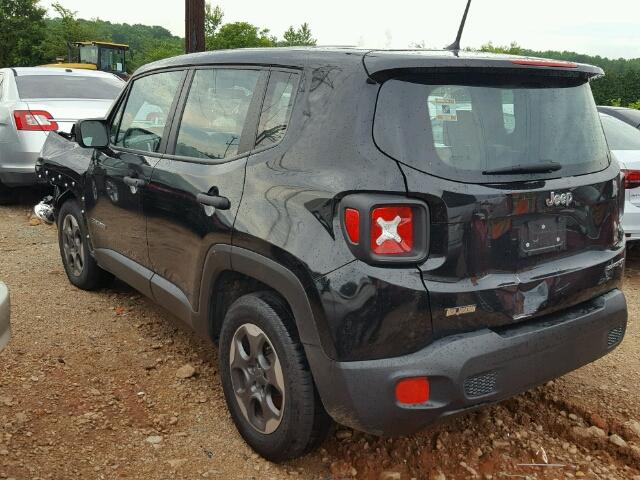 ZACCJAAT0FPB76783 - 2015 JEEP RENEGADE S 黑色 照片 3