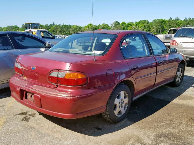 1G1ND52F85M226899 - 2005 CHEVROLET CLASSIC RED photo 4