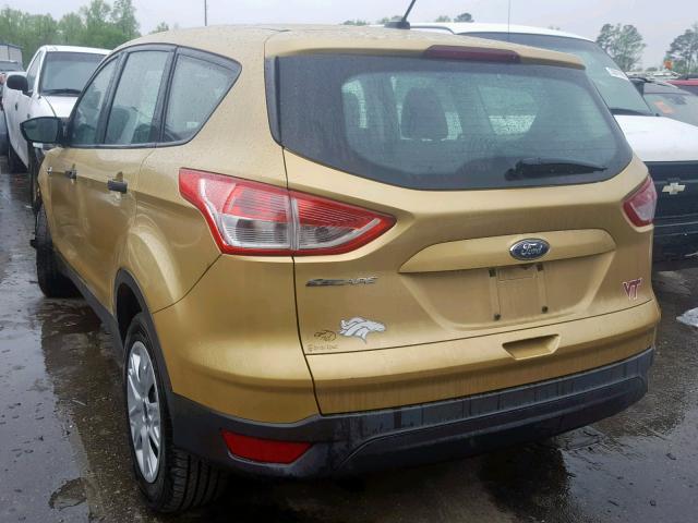 1FMCU0F76EUB91330 - 2014 FORD ESCAPE S GOLD photo 3