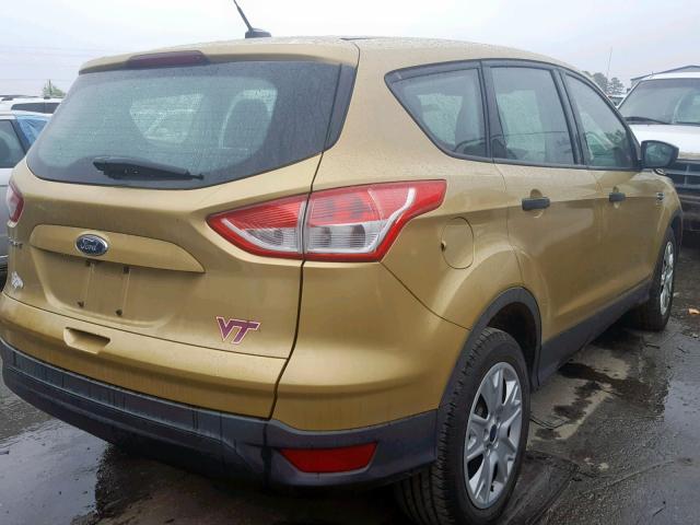 1FMCU0F76EUB91330 - 2014 FORD ESCAPE S GOLD photo 4