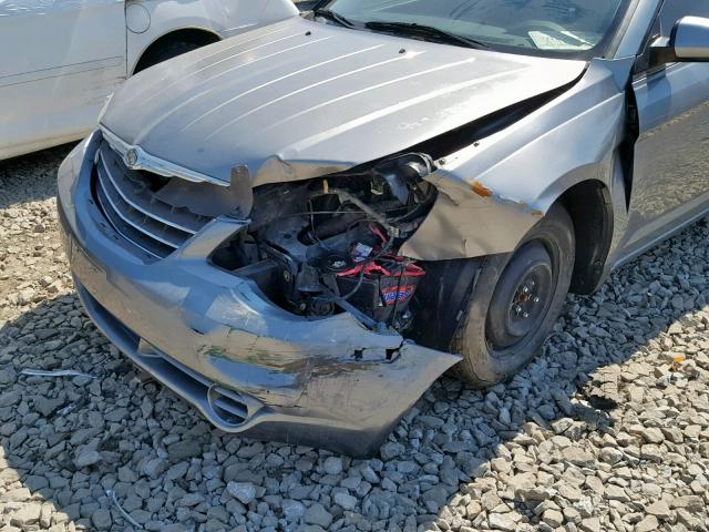 1C3LC55D39N539097 - 2009 CHRYSLER SEBRING TO SILVER photo 9