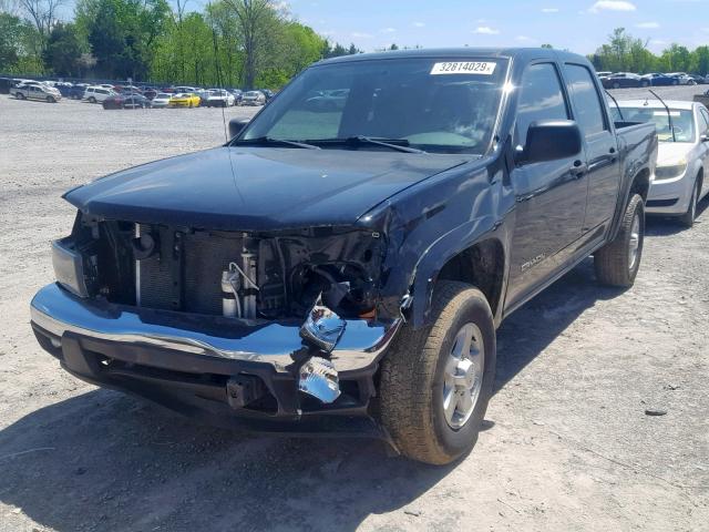 1GTDT136858146251 - 2005 GMC CANYON BLACK photo 2