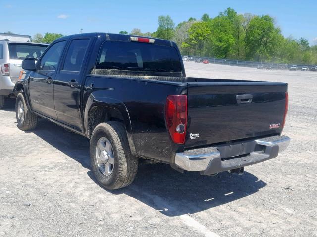 1GTDT136858146251 - 2005 GMC CANYON BLACK photo 3