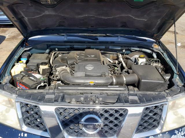 5N1AR18U47C638392 - 2007 NISSAN PATHFINDER BLUE photo 7