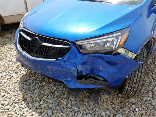 KL4CJASB3JB699039 - 2018 BUICK ENCORE PRE BLUE photo 9