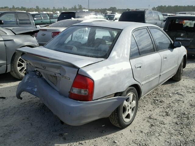 JM1BJ222XX0149512 - 1999 MAZDA PROTEGE DX GRAY photo 4