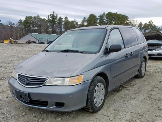 2HKRL1857YH542215 - 2000 HONDA ODYSSEY LX GRAY photo 2