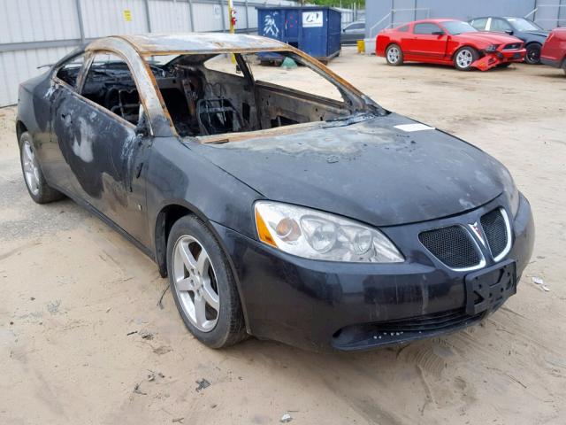 1G2ZH17N694106020 - 2009 PONTIAC G6 GT BLACK photo 1