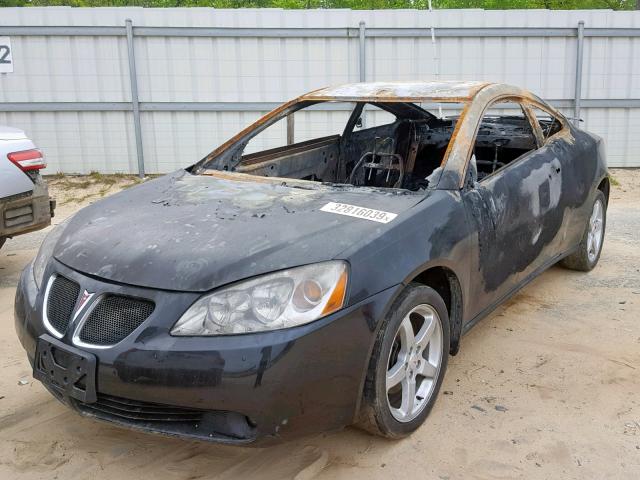 1G2ZH17N694106020 - 2009 PONTIAC G6 GT BLACK photo 2