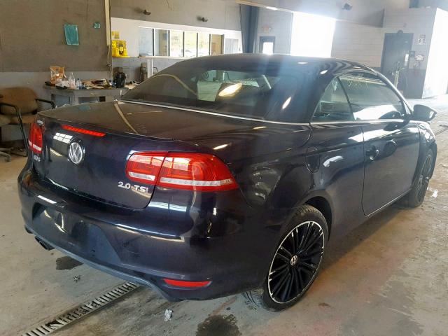 WVWBW8AH7EV000839 - 2014 VOLKSWAGEN EOS KOMFOR BLACK photo 4