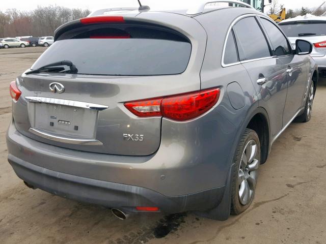 JN8AS1MW0AM854486 - 2010 INFINITI FX35 GRAY photo 4