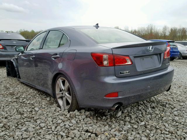 JTHBF5C25C5169714 - 2012 LEXUS IS 250 GRAY photo 3