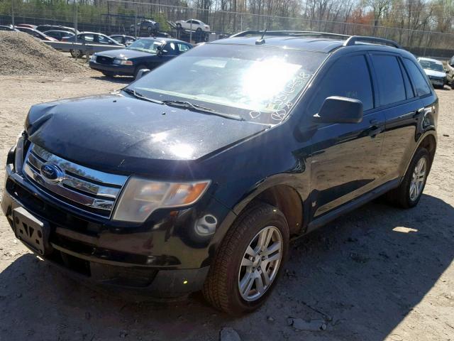 2FMDK46C17BB39496 - 2007 FORD EDGE SE BLACK photo 2