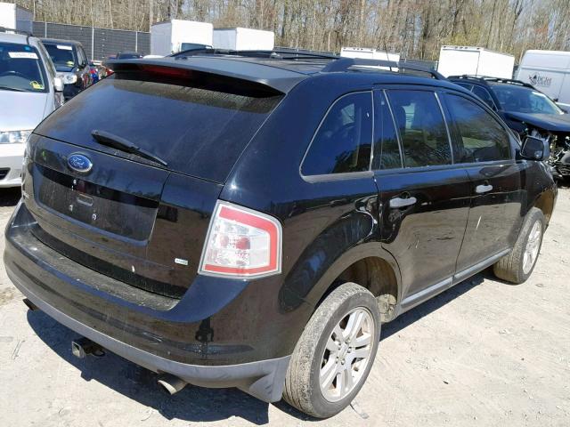 2FMDK46C17BB39496 - 2007 FORD EDGE SE BLACK photo 4