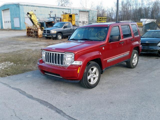 1J4PN5GK2AW167540 - 2010 JEEP LIBERTY LI RED photo 2