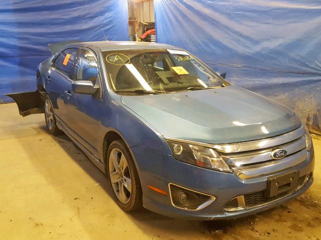 3FAHP0DC5AR419813 - 2010 FORD FUSION SPO BLUE photo 1