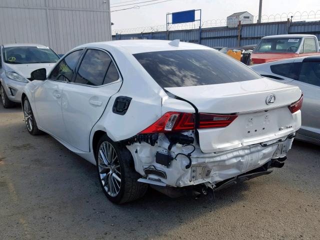 JTHBF1D27F5062109 - 2015 LEXUS IS 250 WHITE photo 3