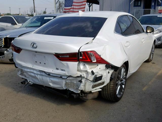 JTHBF1D27F5062109 - 2015 LEXUS IS 250 WHITE photo 4