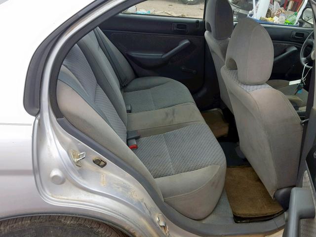 1HGES16315L020918 - 2005 HONDA CIVIC DX V SILVER photo 6