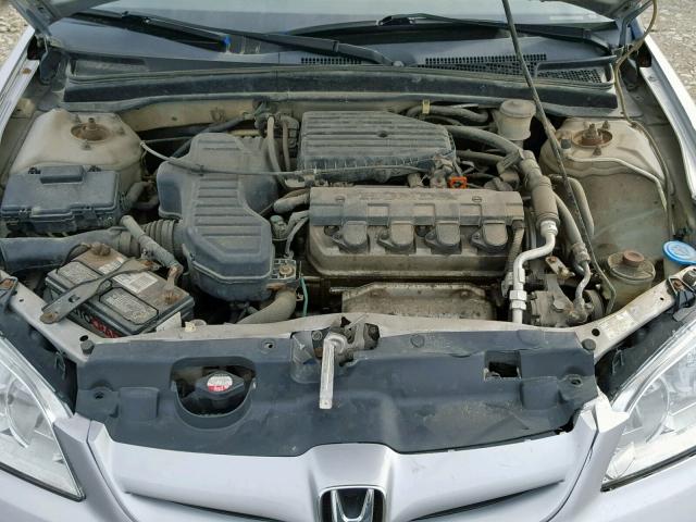 1HGES16315L020918 - 2005 HONDA CIVIC DX V SILVER photo 7