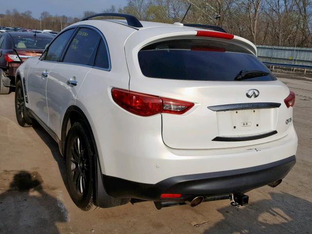 JN8CS1MWXGM751237 - 2016 INFINITI QX70 WHITE photo 3