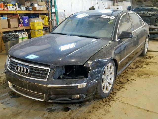 WAUML44EX4N001300 - 2004 AUDI A8 L QUATT BLACK photo 2