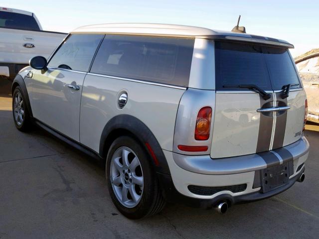 WMWMM33588TP88449 - 2008 MINI COOPER S C WHITE photo 3