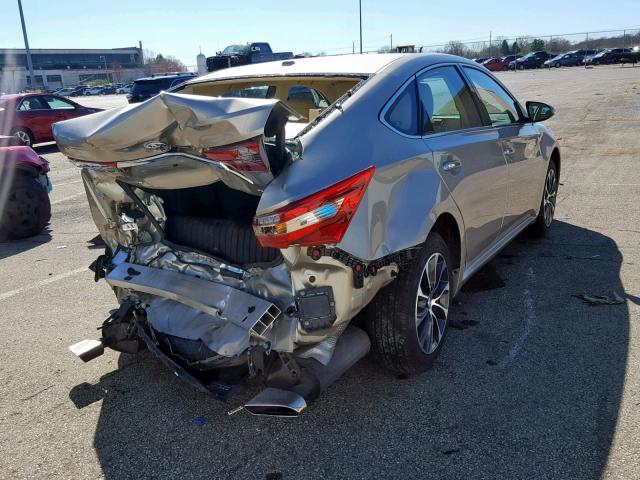 4T1BK1EB5JU270656 - 2018 TOYOTA AVALON XLE GRAY photo 4