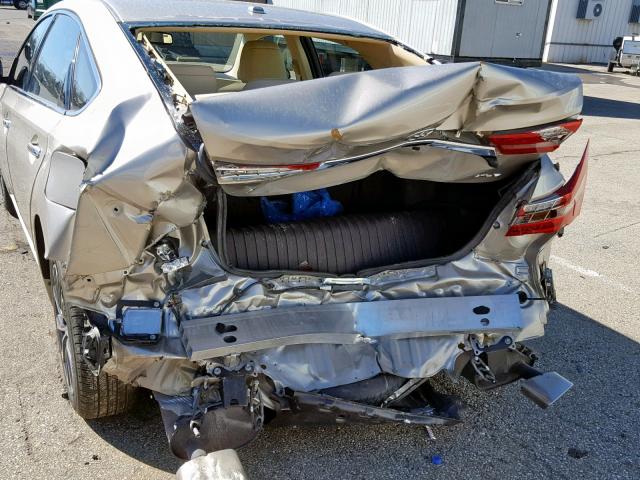 4T1BK1EB5JU270656 - 2018 TOYOTA AVALON XLE GRAY photo 9