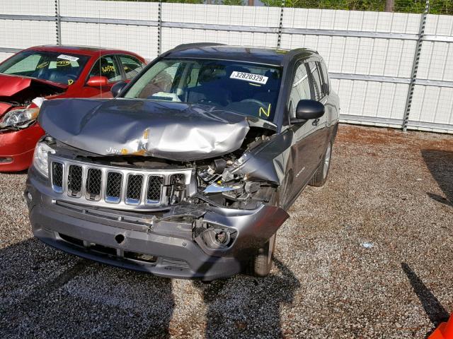 1C4NJCBB3CD503716 - 2012 JEEP COMPASS SP Сұр фото 2
