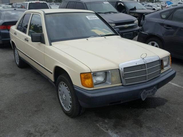 WDBDB22C8FF109745 - 1985 MERCEDES-BENZ 190 D 2.2 YELLOW photo 1