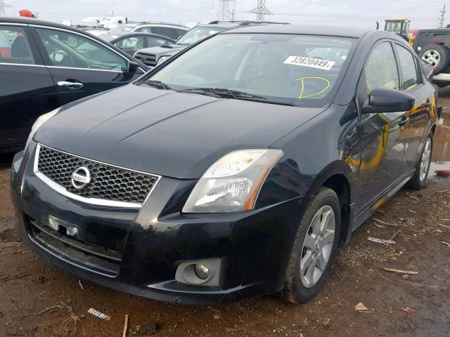 3N1AB6AP5CL757466 - 2012 NISSAN SENTRA 2.0 BLACK photo 2