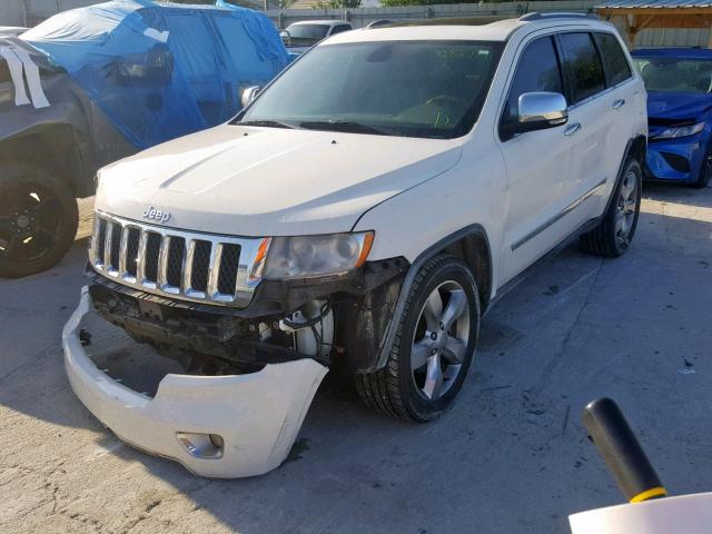 1J4RS6GT1BC652609 - 2011 JEEP GRAND CHER WHITE photo 2