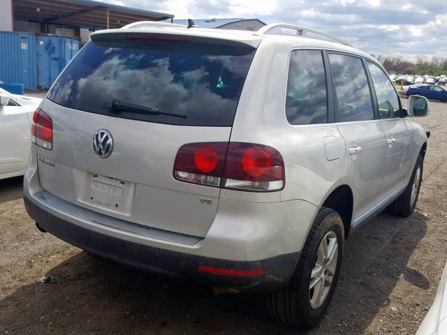 WVGBE77L08D035110 - 2008 VOLKSWAGEN TOUAREG 2 SILVER photo 4
