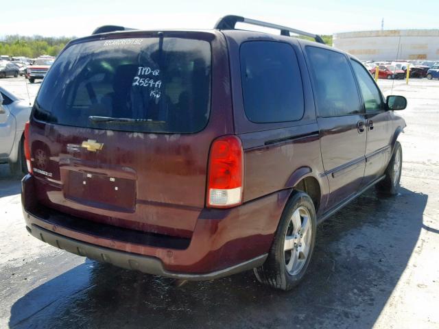 1GNDV33188D203352 - 2008 CHEVROLET UPLANDER L მუქწითელი ფოტო 4