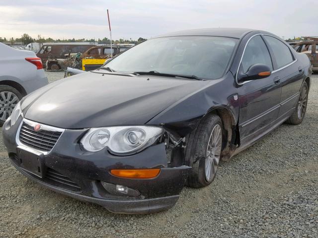 2C3AE76K84H642396 - 2004 CHRYSLER 300M SPECI BLACK photo 2