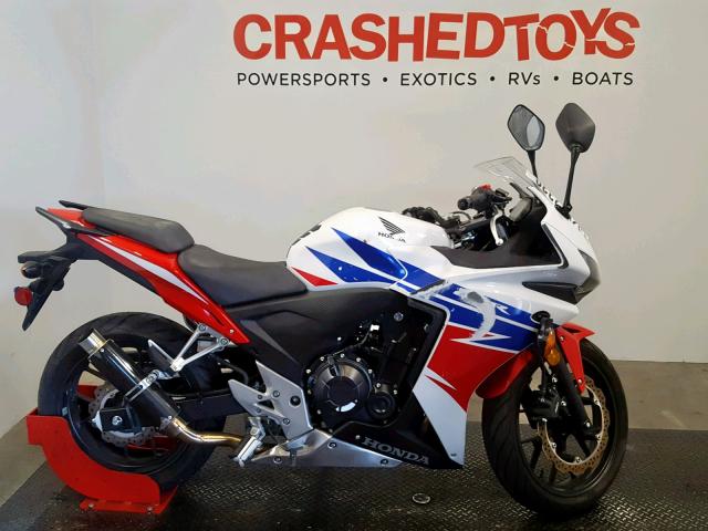 MLHPC4468E5101581 - 2014 HONDA CBR500 R RED photo 1