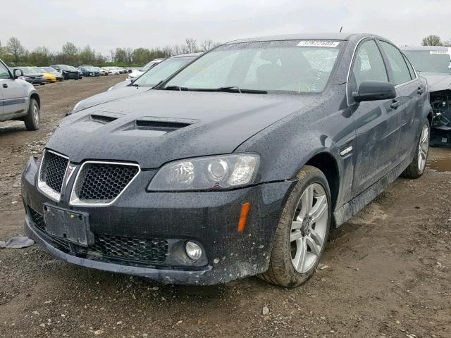 6G2ER57709L173127 - 2009 PONTIAC G8 BLACK photo 2