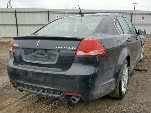 6G2ER57709L173127 - 2009 PONTIAC G8 BLACK photo 4