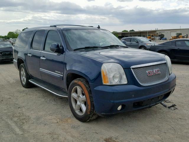 1GKFK66807J252280 - 2007 GMC YUKON XL D BLUE photo 1