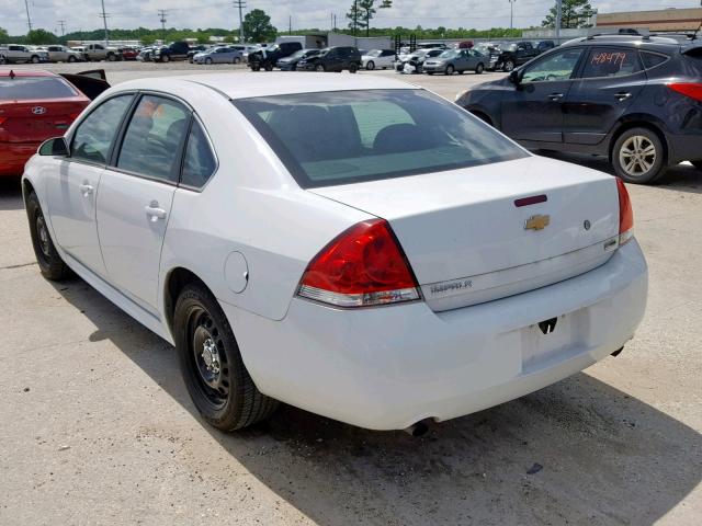 2G1WD5E38E1107817 - 2014 CHEVROLET IMPALA LIM WHITE photo 3