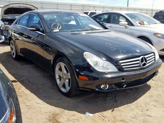 WDDDJ72X37A081376 - 2007 MERCEDES-BENZ CLS 550 BLACK photo 1