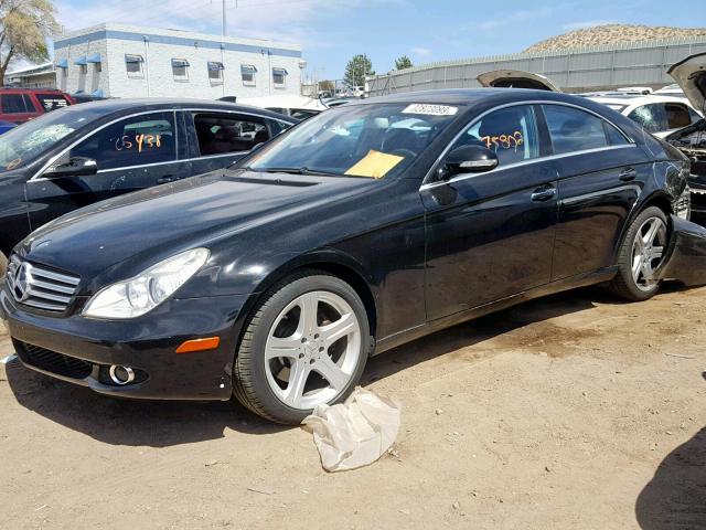 WDDDJ72X37A081376 - 2007 MERCEDES-BENZ CLS 550 BLACK photo 2