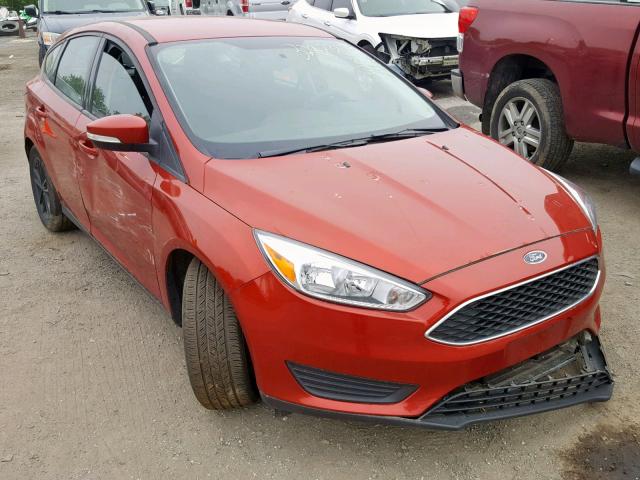 1FADP3K24JL238839 - 2018 FORD FOCUS SE RED photo 1