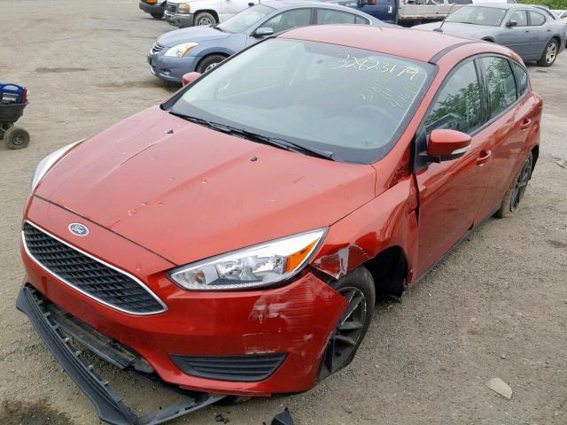 1FADP3K24JL238839 - 2018 FORD FOCUS SE RED photo 2