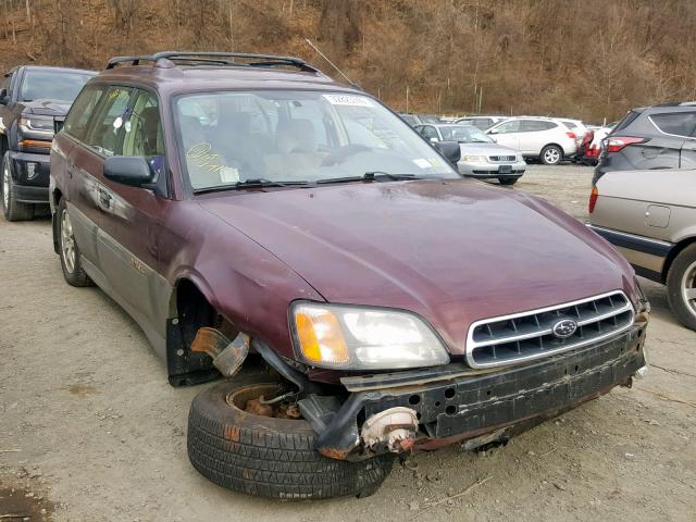 4S3BH6754Y7615188 - 2000 SUBARU LEGACY OUT MAROON photo 1