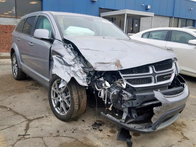 3C4PDCEG1JT172035 - 2018 DODGE JOURNEY GT SILVER photo 1