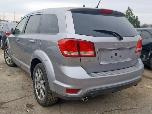 3C4PDCEG1JT172035 - 2018 DODGE JOURNEY GT SILVER photo 3