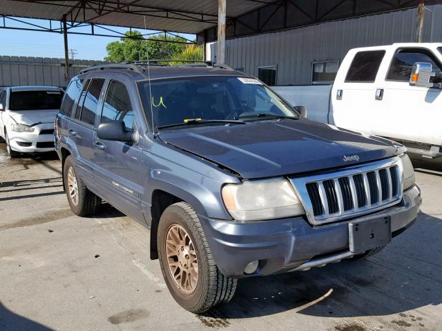 1J4GX58S34C129040 - 2004 JEEP GRAND CHER BLUE photo 1